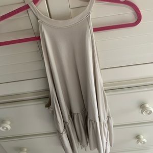 High neck flowy tank